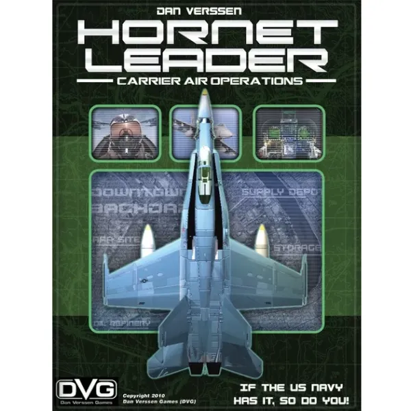 Hornet Leader: Carrier Air Operations cover showing a fighter jet over a carrier deck display.