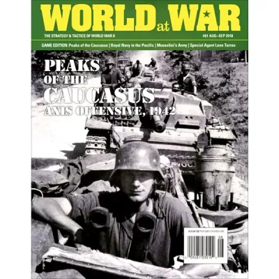 World at War #61 cover for Peaks of the Caucasus, showing German soldiers and an assault gun in 1942.