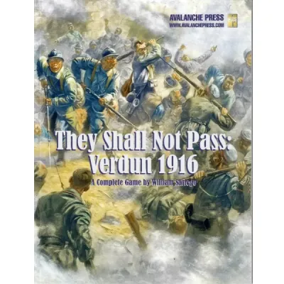 They Shall Not Pass: Verdun 1916 cover with French soldiers fighting through smoke and battlefield chaos.