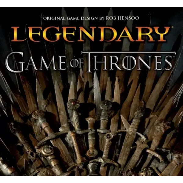 Legendary: Game of Thrones deck-building game box cover showing the Iron Throne.
