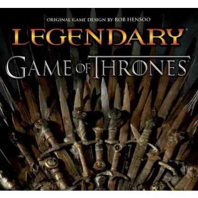 Legendary: Game of Thrones deck-building game box cover showing the Iron Throne.
