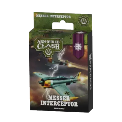 Armoured Clash Messer Interceptor box showing Imperium aircraft in flight.