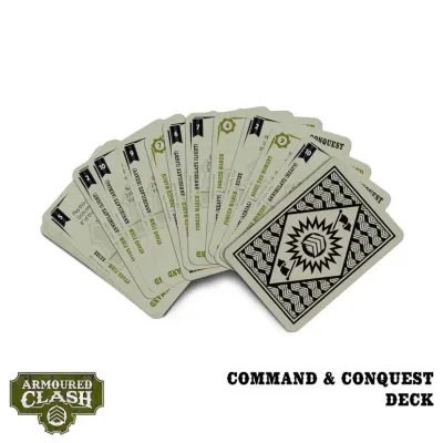 Armoured Clash Command &amp; Conquest cards showing command and conquest options.