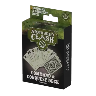 Armoured Clash Command &amp; Conquest Deck box with card preview.