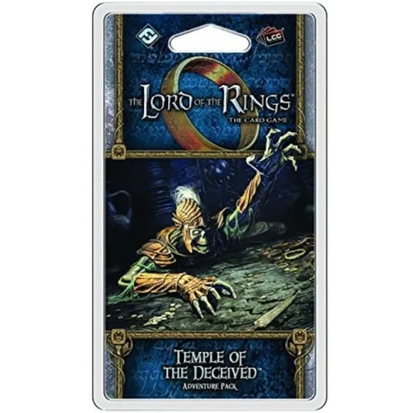 The Lord of the Rings: The Card Game – Temple of the Deceived Adventure Pack blister.