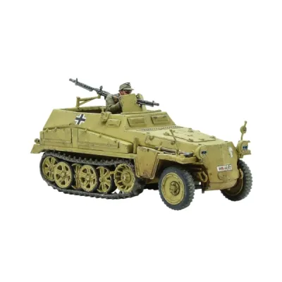 Painted German Sd.Kfz 250 Alte half-track miniature for Bolt Action.