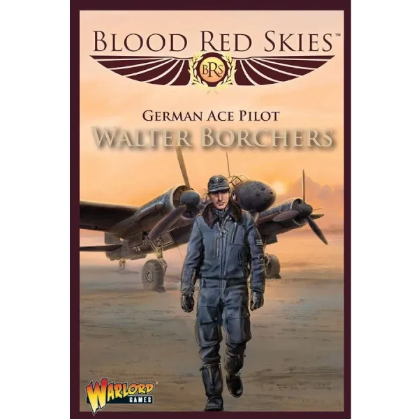 Blood Red Skies German Ace Pilot Walter Borchers pack with Ju 88C and pilot artwork.