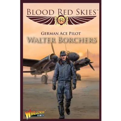 Blood Red Skies: German Ace Pilot Walter Borchers Blood Red Skies German Ace Pilot Walter Borchers pack with Ju 88C and pilot artwork.