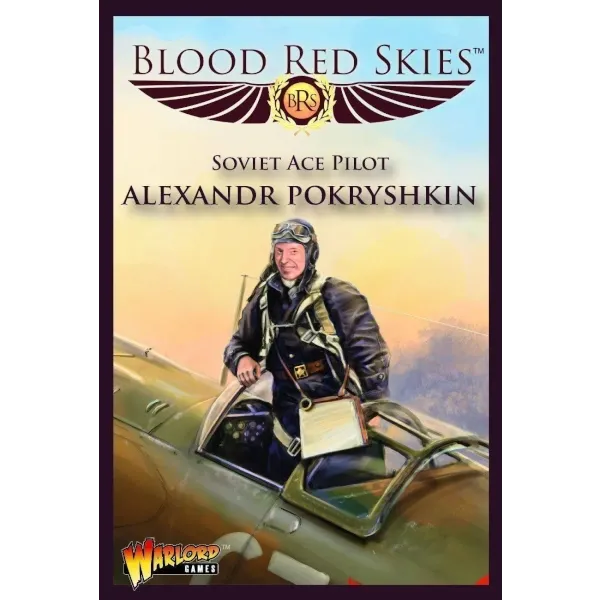 Blood Red Skies Soviet Ace Pilot Alexandr Pokryshkin pack with pilot artwork.
