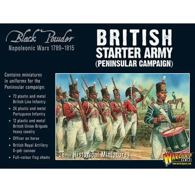 Black Powder British Starter Army (Peninsular Campaign) box with British infantry artwork.