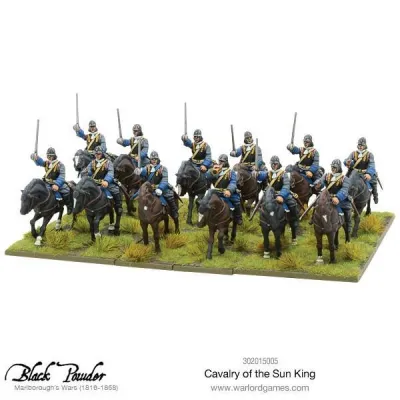 Painted Cavalry of the Sun King miniatures for Black Powder Marlborough’s Wars.