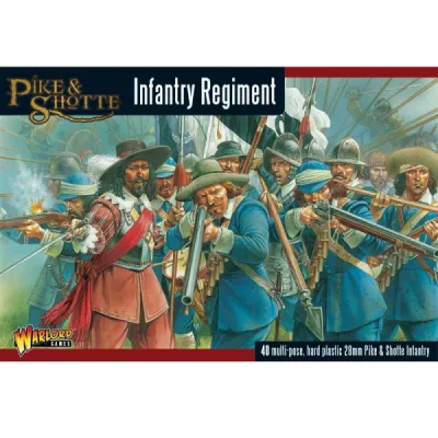 Pike &amp; Shotte Infantry Regiment box with pike-and-musket infantry artwork.