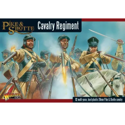 Pike &amp; Shotte Cavalry Regiment box with mounted cavalry artwork.