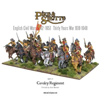 Painted Pike &amp; Shotte cavalry regiment for the English Civil Wars and Thirty Years War.