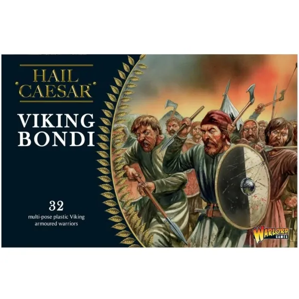 Hail Caesar Viking Bondi box with Viking warrior artwork.