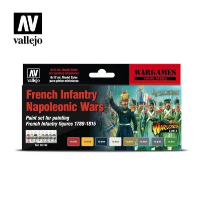 Vallejo French Infantry Napoleonic Wars paint set for Black Powder miniatures.