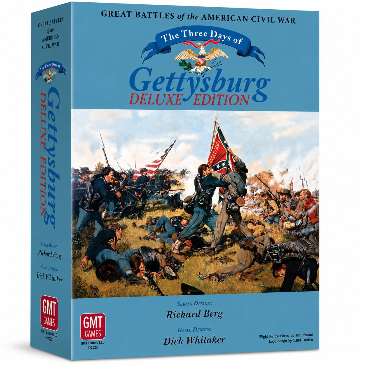 Three Days of Gettysburg Deluxe Edition by GMT Games Wargame 1-2 Players