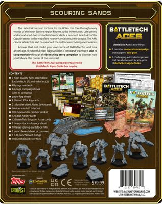 Battletech Alpha Strike Aces Scouring Sands Campaign Box