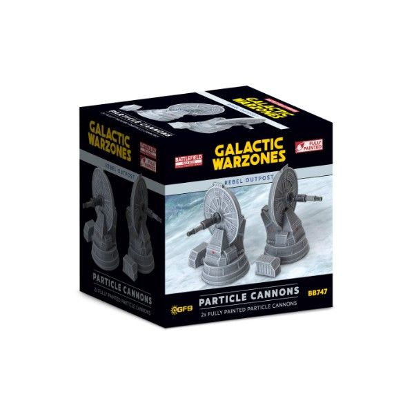 Galactic Warzones Rebel Outpost Particle Cannons (2)  Fully Painted Star Wars Legion