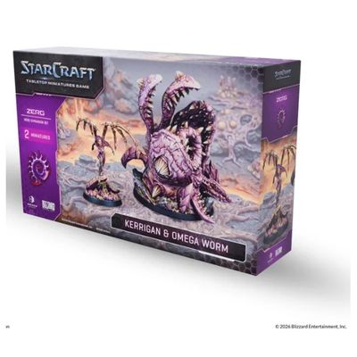 Starcraft the Miniatures Game Zerg Kerrigan &amp; Omega Worm Expansion