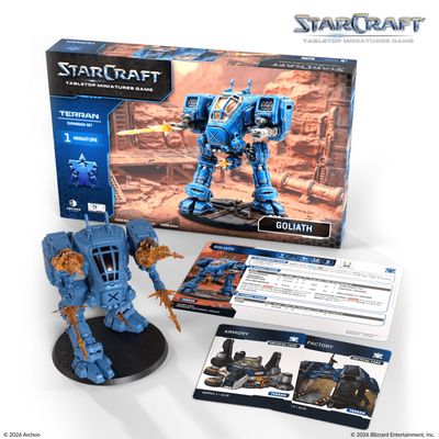 Starcraft the Minaitures Game Terran Goliath