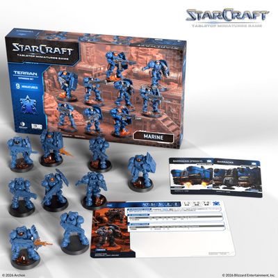 Starcraft the Miniatures Game Terran Marine