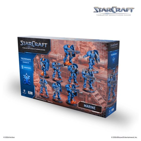 Starcraft the Miniatures Game Terran Marine