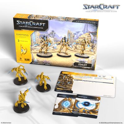 Starcraft the Miniatures Game Protoss Zealot