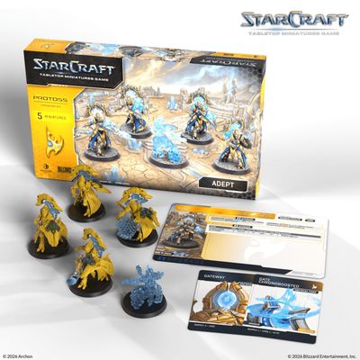 Starcraft the Miniatures Game Protoss Adept