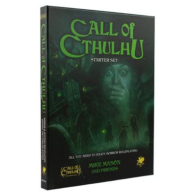Call of Cthulhu Starter Set 40th Anniversary by Chaosium. Solo module, rules &amp; scenario