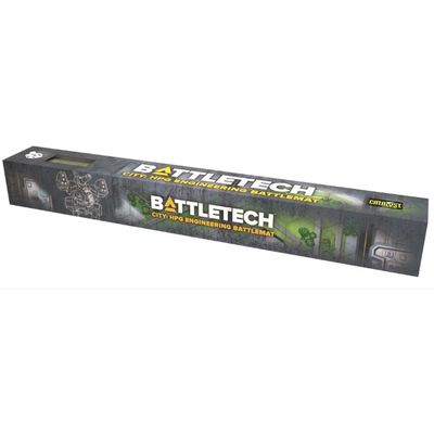 BattleTech Neoprene BattleMat Cities HPG Engineering-Business District 