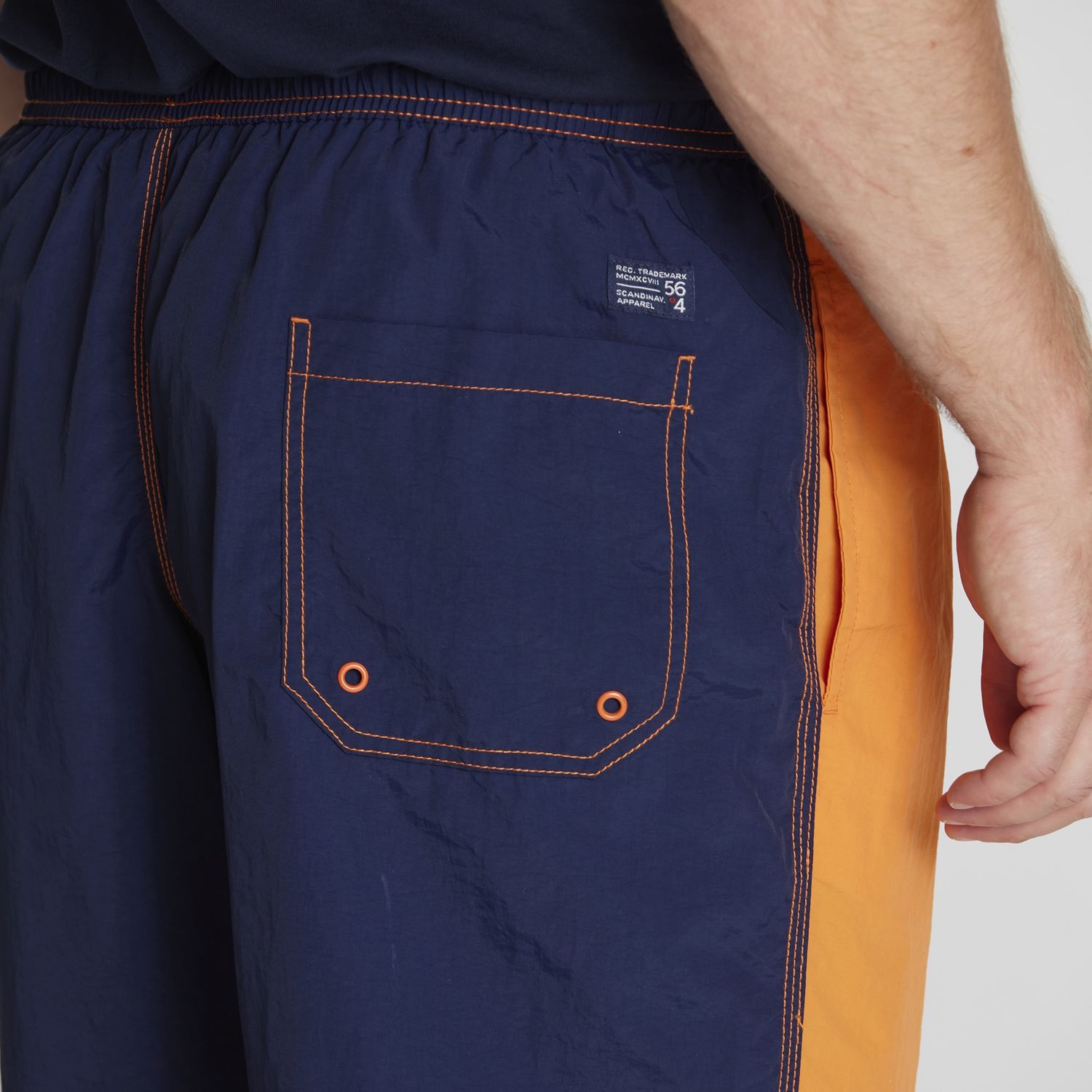 North 56°4  Two-Toned Block Color Swim Short