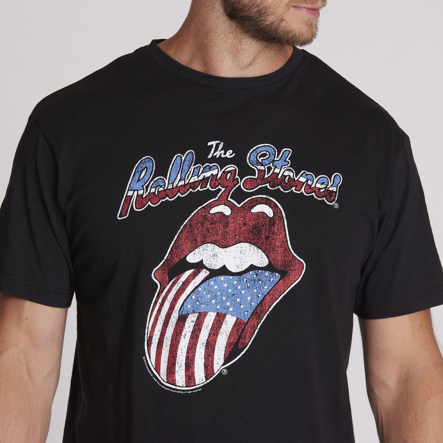 North 56Denim Star Spangled Rolling Stones Tee