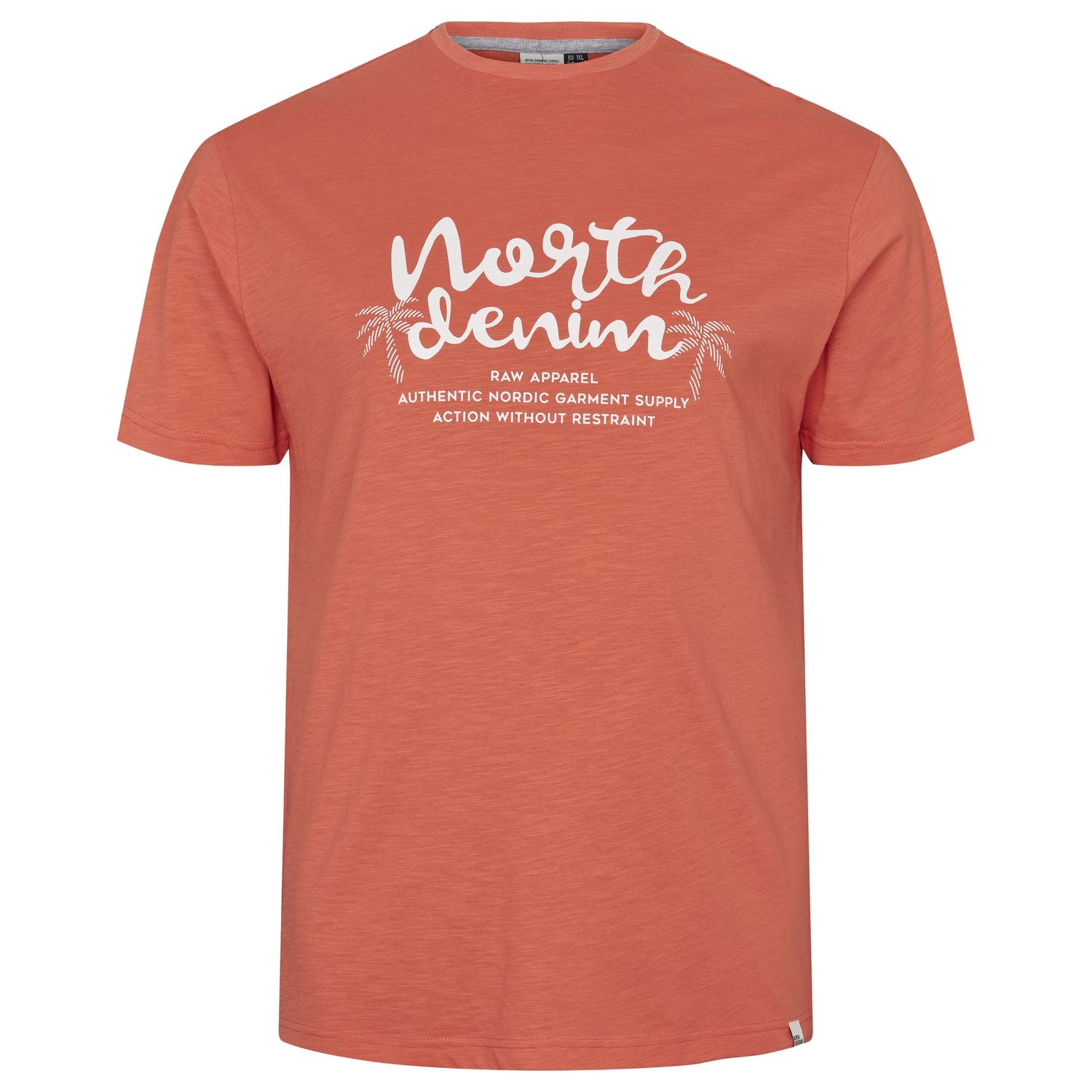 North 56Denim Raw Apparel SS T-Shirt, Color: 0325 Amberlight, Size: 1X