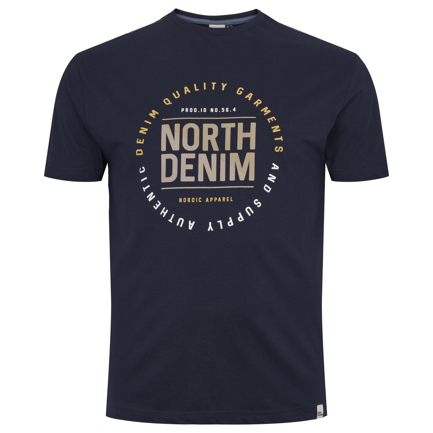 North 56Denim ADQGAS Circle Graphic Tee, Color: 0099 Black, Size: 2X
