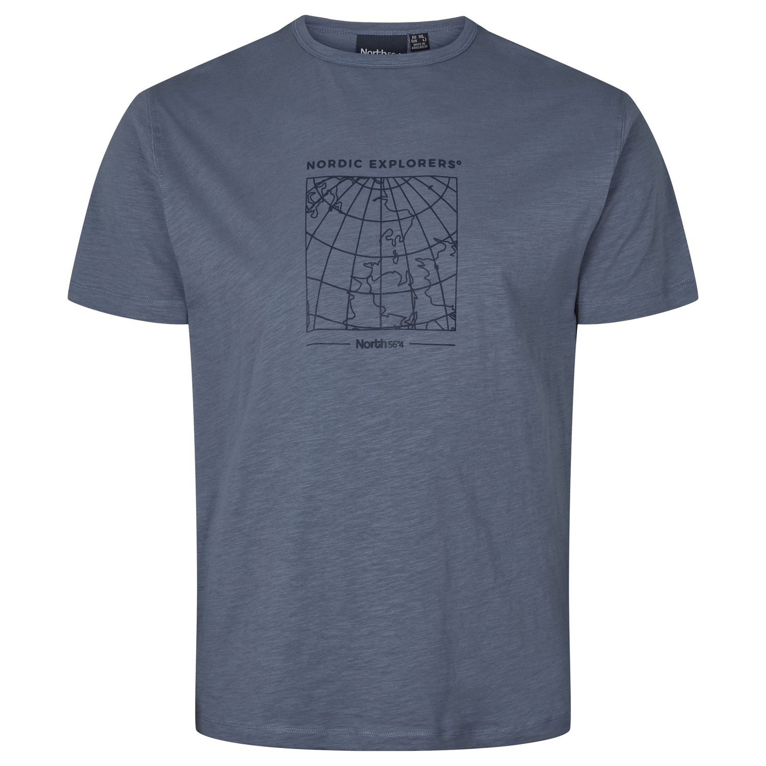 North 56°4 Nordic Explorers® SS T-Shirt, Color: 0587 Storm Blue, Size: 1X