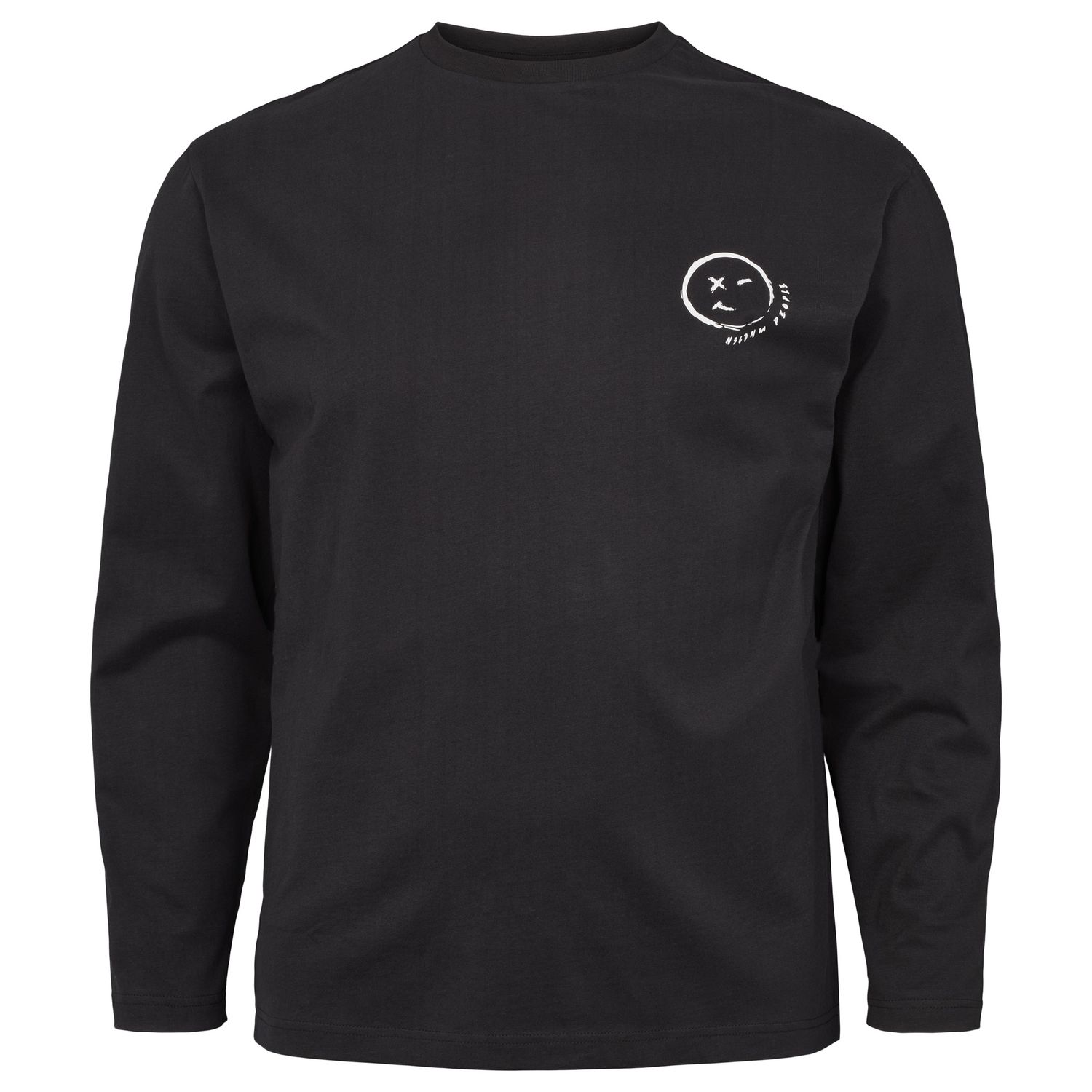 North 56Denim People LS T-shirt, Color: 0099 Black, Size: 1X