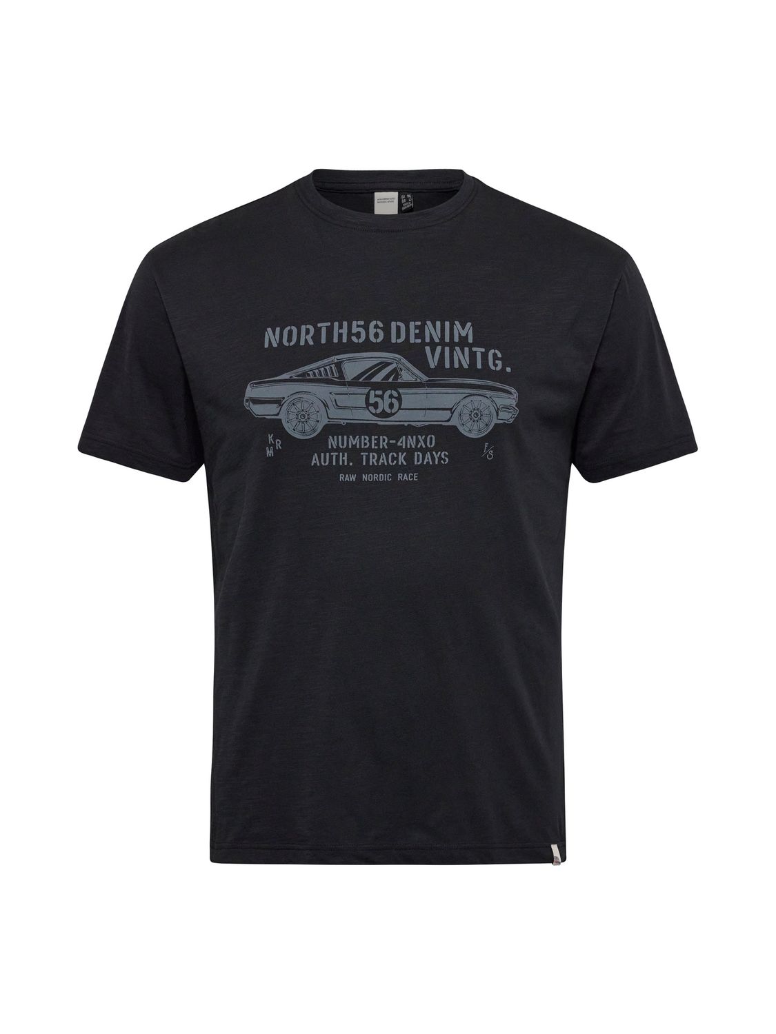 North 56Denim Vintage Muscle Car Tee, Color: 0099 Black, Size: 2X