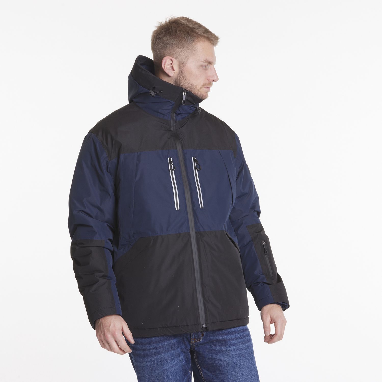 North 56°4 Sport Winter Ski Jacket 5K, Color: 0099 Black, Size: 2X