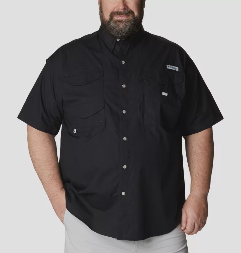 Columbia New Bonehead™ SS Shirt, Color: Black, Size: 4X, Season: 2504