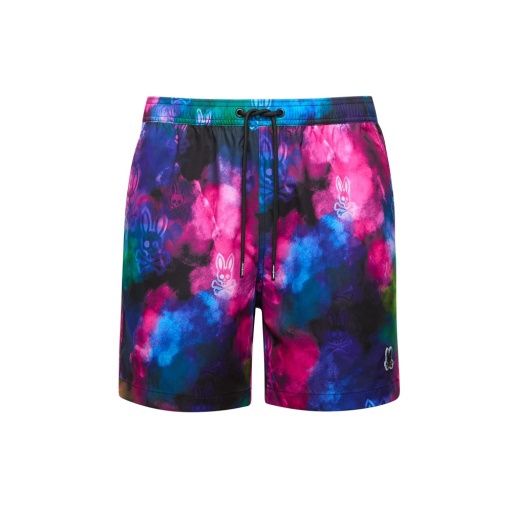Psycho Bunny BT Dokos Printed Swim Trunk