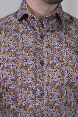 7 Downie St. Bold Paisley LS Shirt