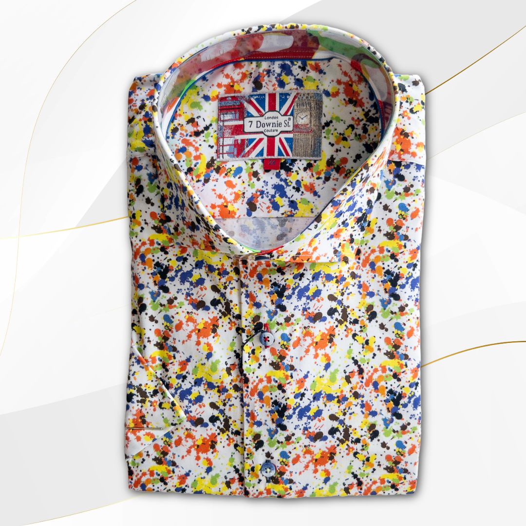 7 Downie St.MultiSplash SS Shirt