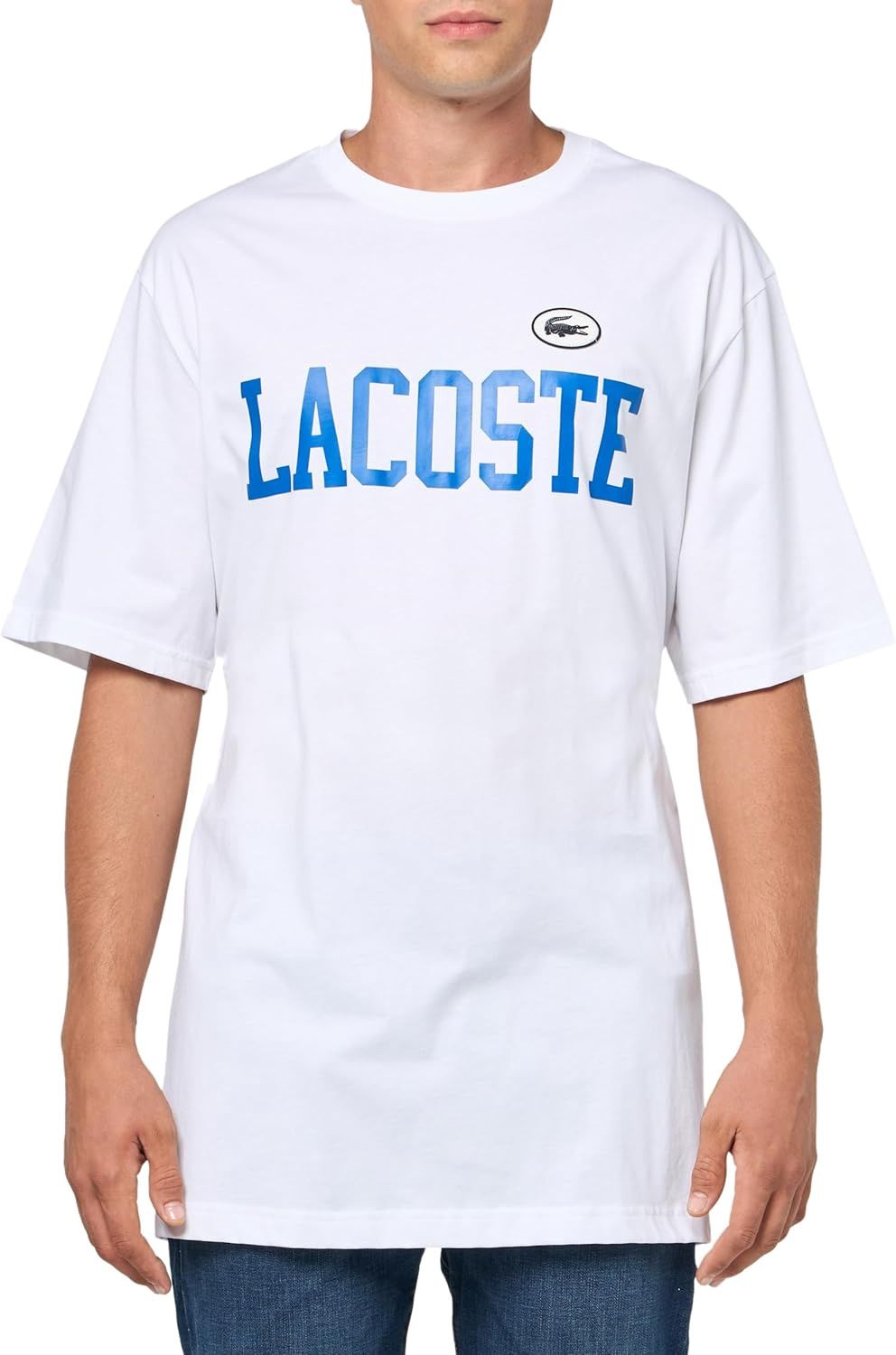 Lacoste XL Contrast Badge Logo T-Shirt SS