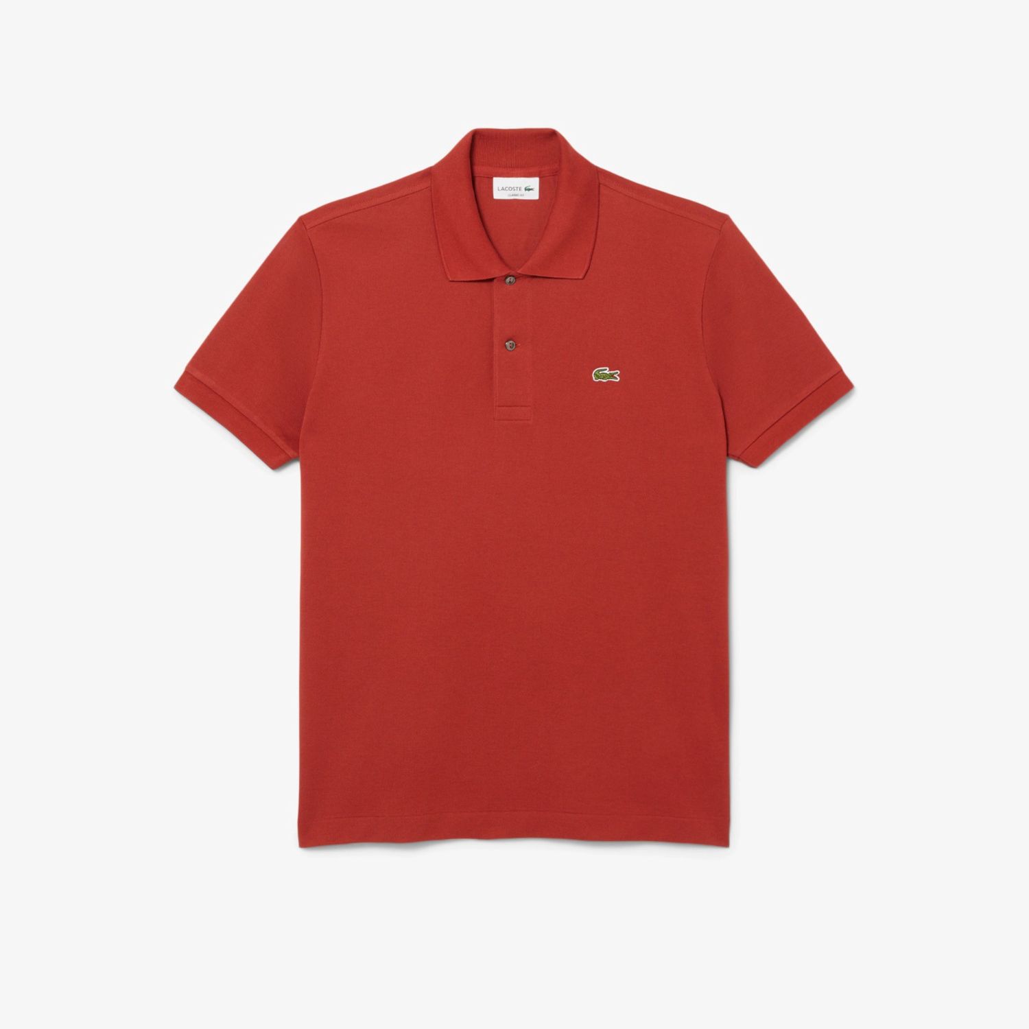 Lacoste XL Premium Pique Polo Shirt SS, Color: 240-Red, Size: 1X, Season: FTHRS25