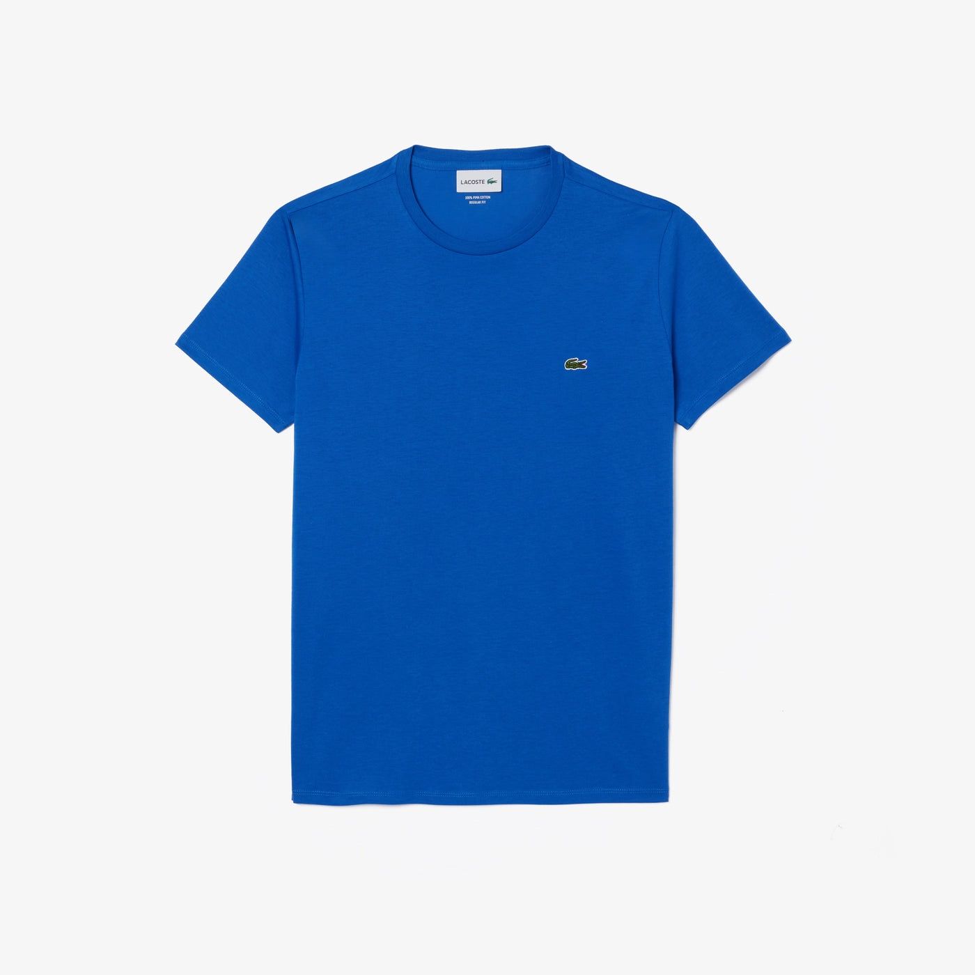 Lacoste XL Premium Pima SS T-Shirt, Color: IXW Ladigue Blue, Size: 1X, Season: FTHRS25