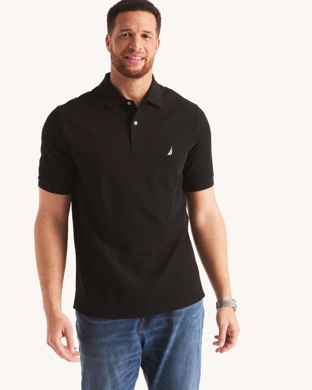 Nautica Anchor Deck SS Polo