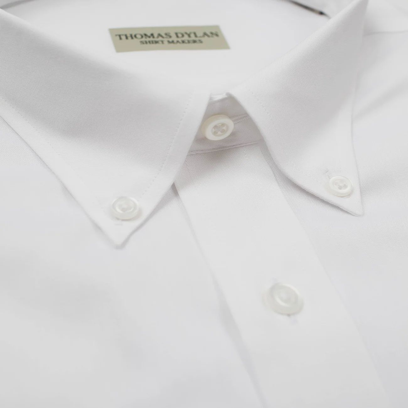 Thomas Dylan White BD Collar LS Performance Dress Shirt, Color: White, Season: 2509, Size: 1X - 18