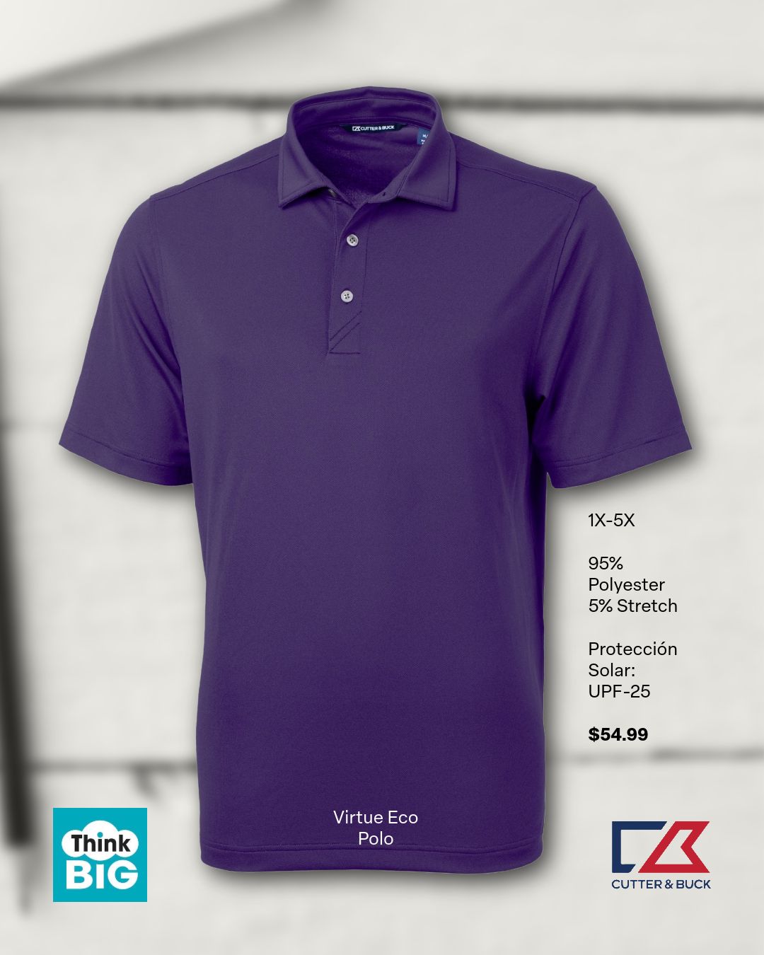 CB Virtue Eco Pique Recycled  B&amp;T SS Polo CLP
