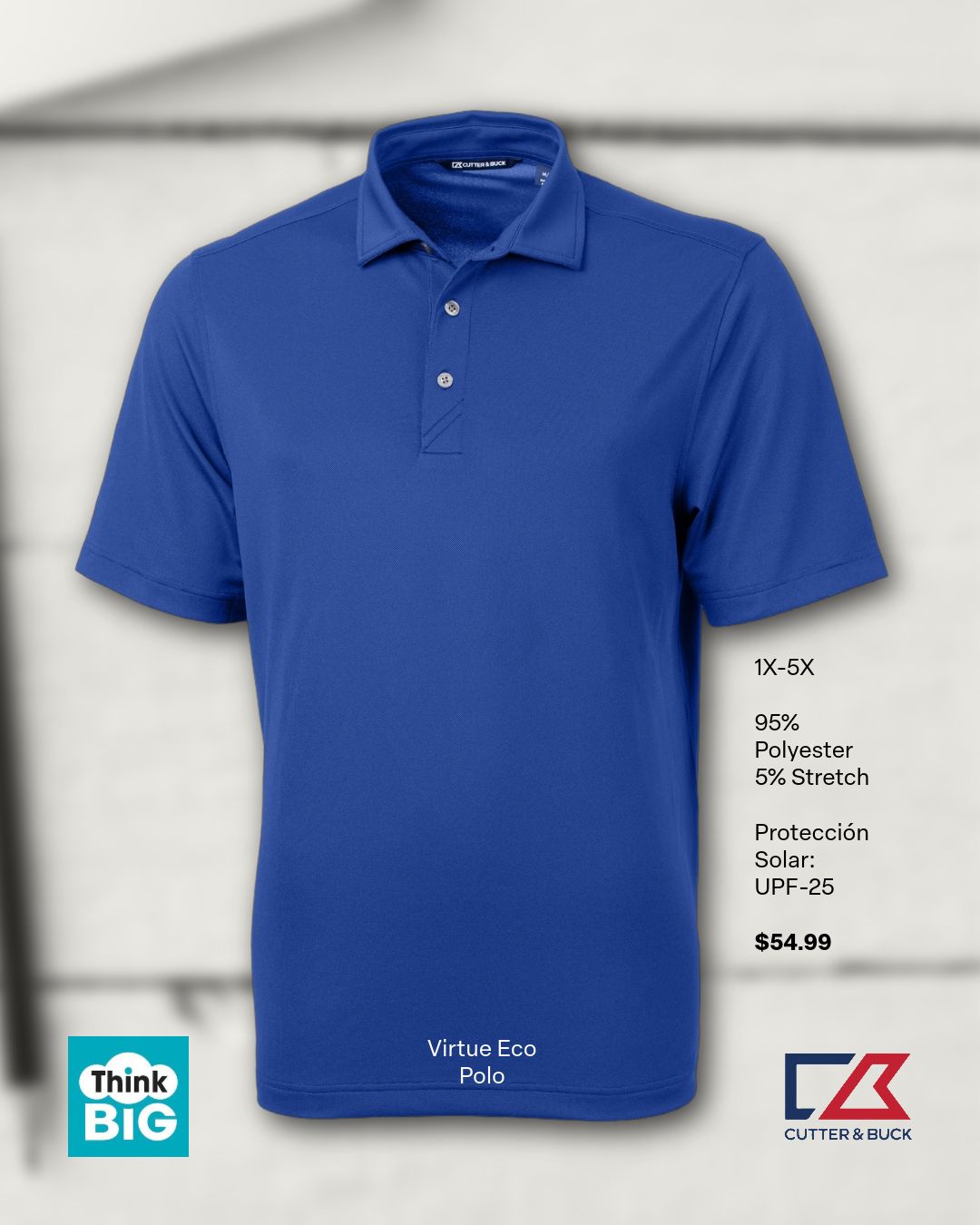 CB Virtue Eco Pique Recycled  B&amp;T SS Polo TBL